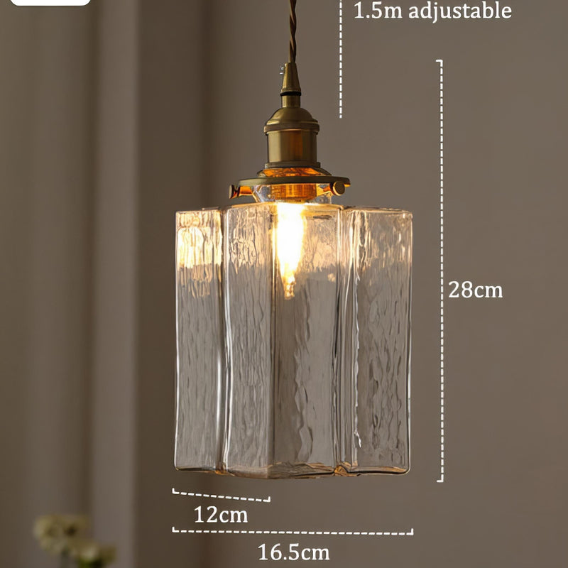 Fatima - Modern Retro Hanging Glass Lamp