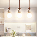 Modern Simple Style Travertine Pendant Lamp