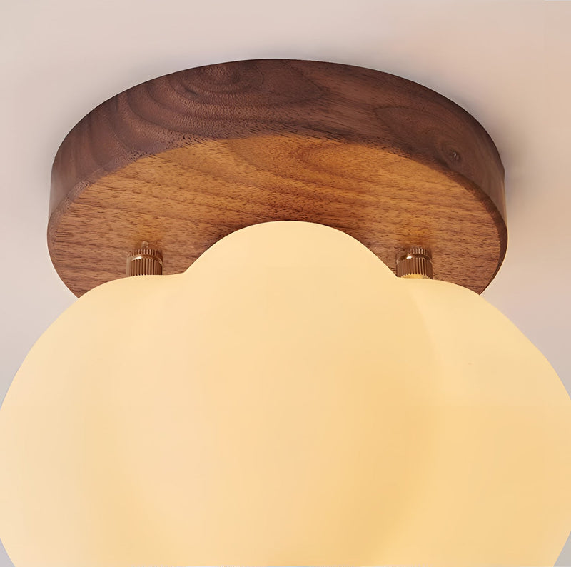 Pumpkin Flush Ceiling Lamp