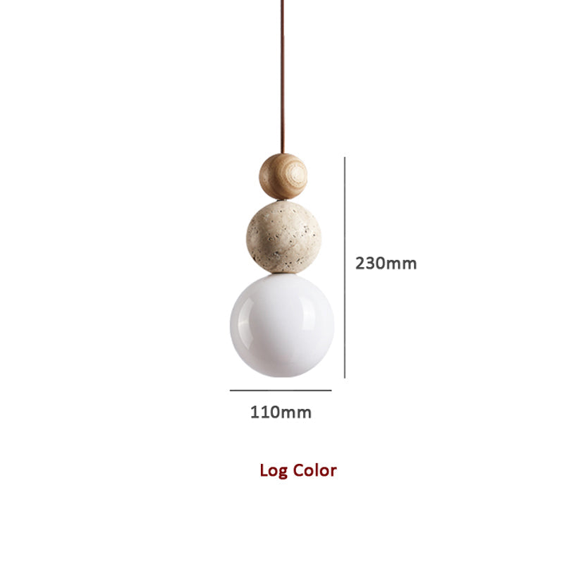 Modern Simple Style Travertine Pendant Lamp