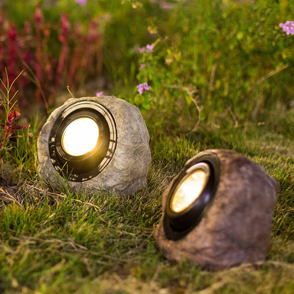 RockyLight | Solar-powered lights in the shape of a stone