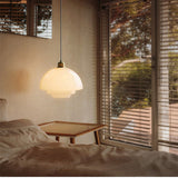 White Glass Pendant Light