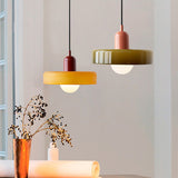 Bauhaus Pendant Light in Colored Glass